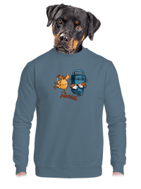 unisex mikina bez kapuce