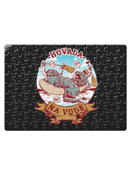 Hovada na vodě puzzle White