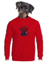 unisex mikina bez kapuce