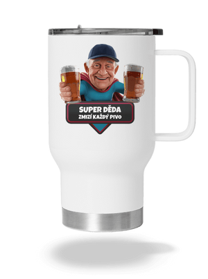 Super děda termohrnek White