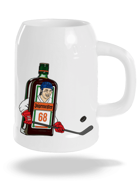 Jágrmeister půllitr White