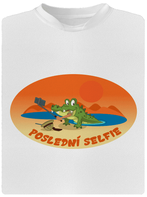 Poslední selfie dětské sportovní tričko White