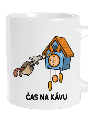 Čas na kávu velký hrnek White