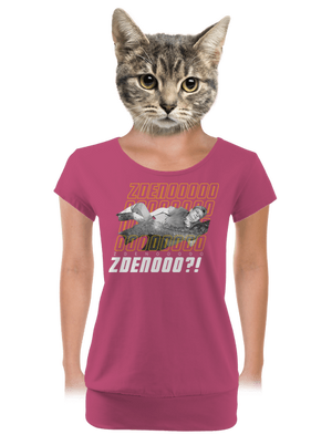 B18: Bába pod kořenem dámské tričko s lemem Magenta