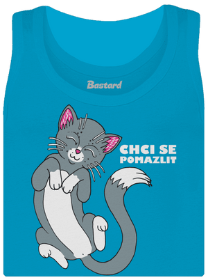 Chci se pomazlit dámské tílko klasické Blue Atol