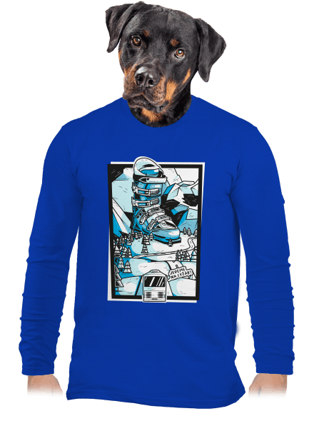 Lyžák pánské dlouhý rukáv Royal Blue