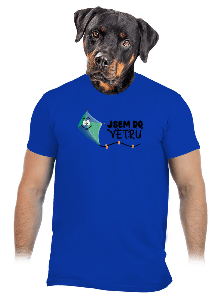 Do větru pánské tričko Royal Blue