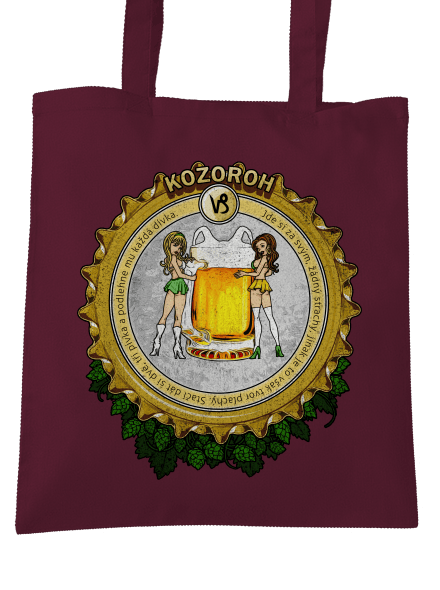 Pivní horoskop: Kozoroh taška Burgundy