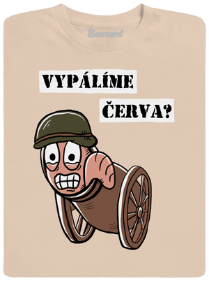 Vypálíme červa? pánské tričko Sand