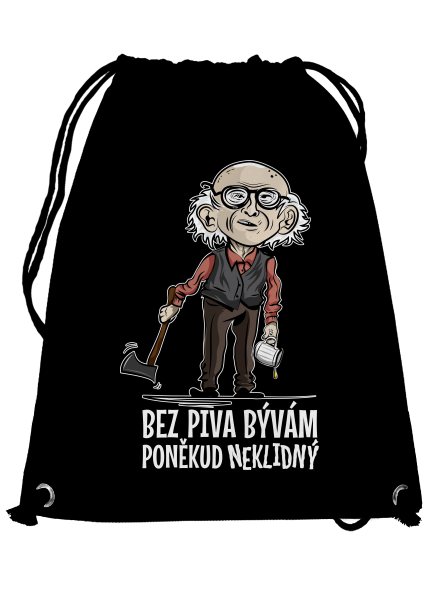 Neklidný bez piva vak Black