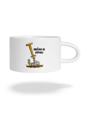 Občas si rýpnu hrnek makronka White