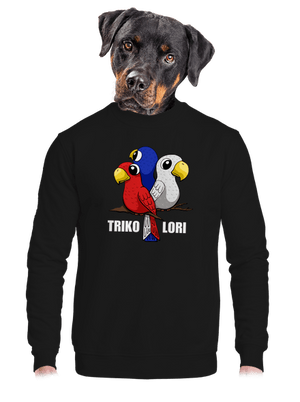 unisex mikina bez kapuce