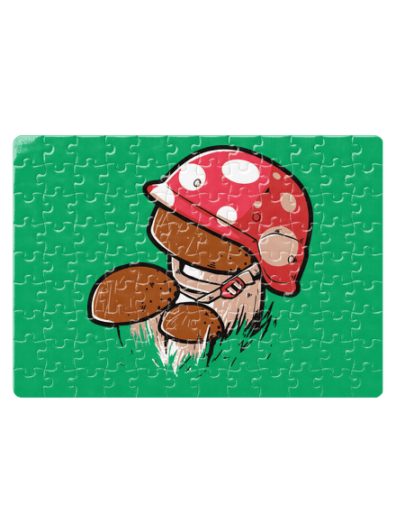 Hřib puzzle White