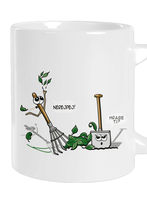 Hrabe ti? velký hrnek White