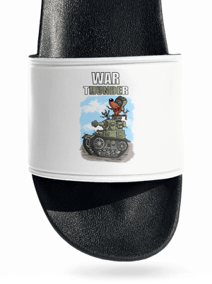 War Hunde pantofle White