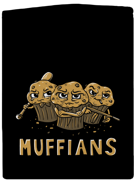 Muffians pánská mikina na zip Black