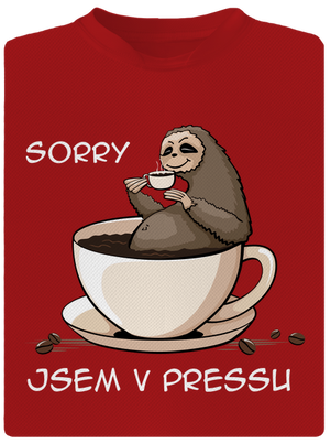 V pressu pánské sportovní tričko Red Mal