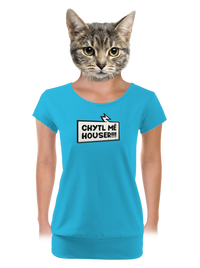 dámské tričko s lemem