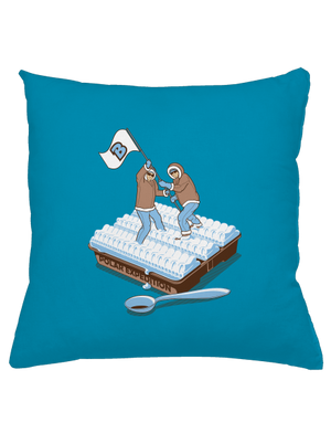 Polární expedice polštář Blue Turquoise