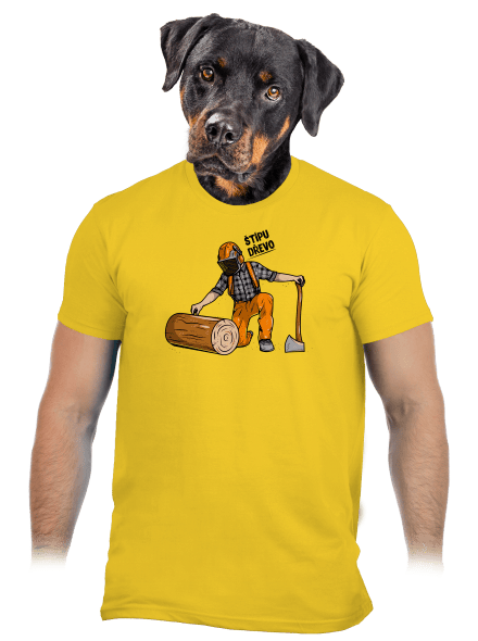 Dřevorubec pánské tričko Gold