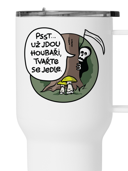 Muchomůrky zelené termohrnek White