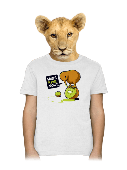 Kiwi dětské tričko White