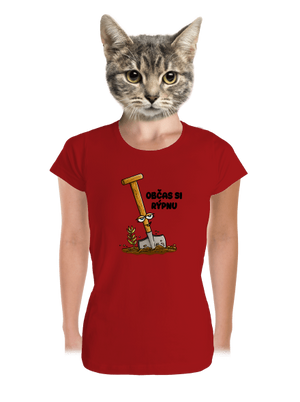 Občas si rýpnu dámské tričko premium Red Mal