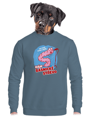 unisex mikina bez kapuce