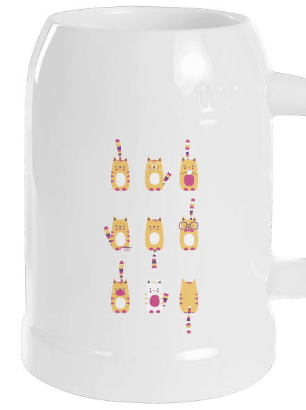 Meow půllitr White