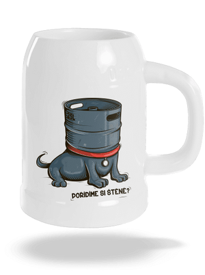 Štěně půllitr White