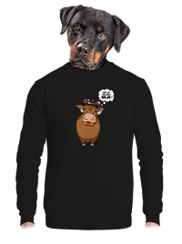 unisex mikina bez kapuce