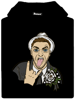 Rozlučka se svobodou pánská mikina klokanka Black