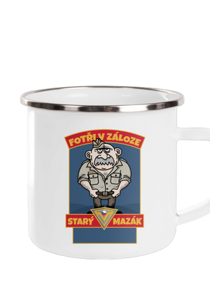 Starý mazák plecháček White