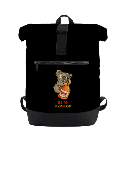 Rum s koalou batoh Black