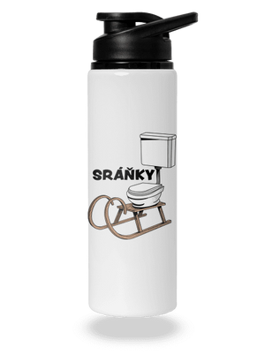 Sráňky lahev na vodu White