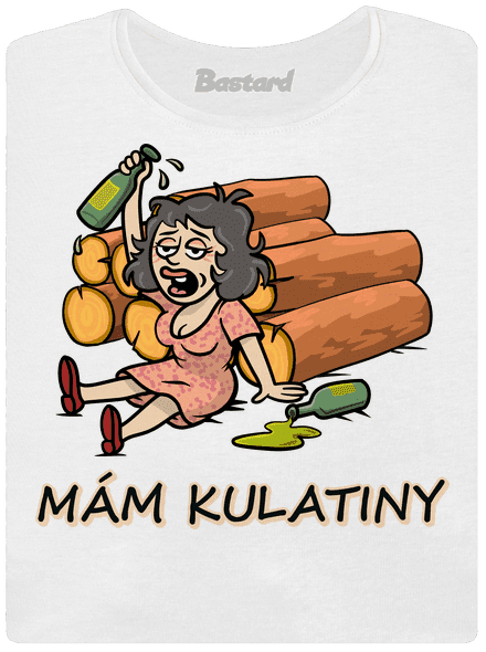 Mám kulatiny dámské tričko s lemem White