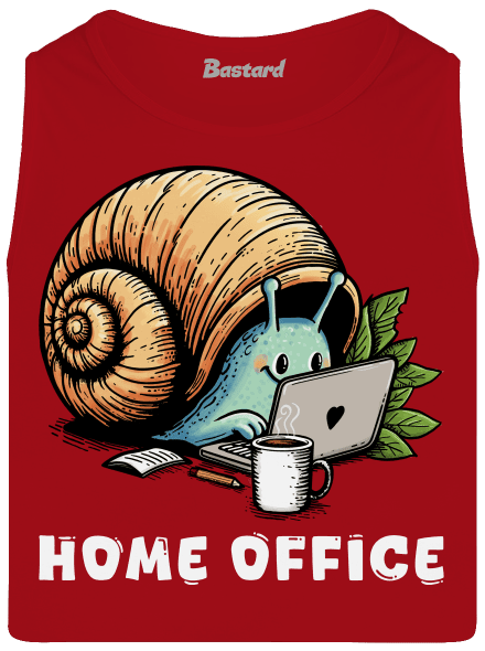 Šnekův home office pánské tílko Red