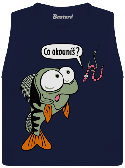 Co okouníš? dámské tílko volné Navy