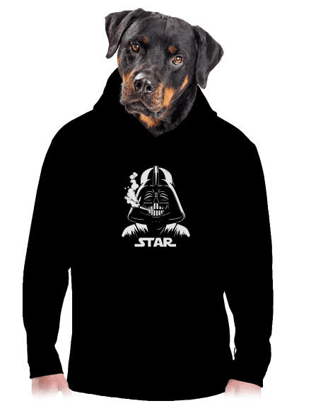 Darth Star pánská mikina klokanka Black