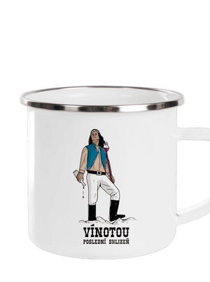 Vínotou plecháček White