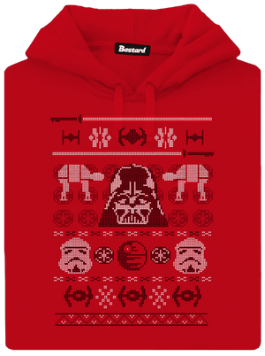 Vader na svetru pánská mikina klokanka Red