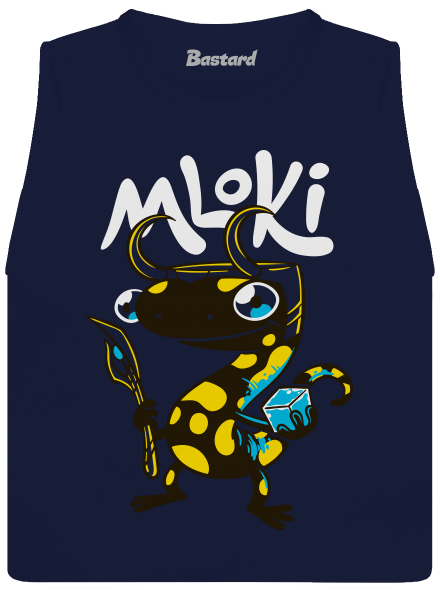mLoki dámské tílko volné Navy