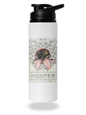 Moucha lahev na vodu White