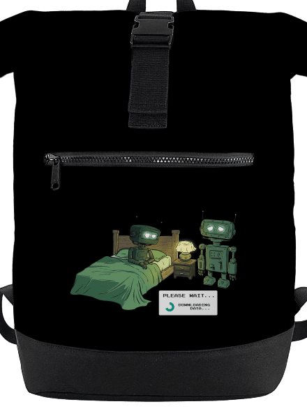 Robotí romantika batoh Black