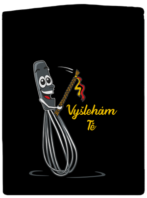 Vyšlehám Tě! dámská mikina na zip Black