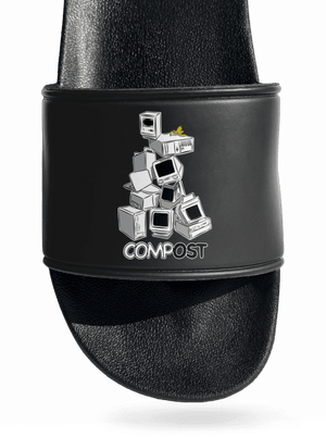 Compost pantofle Black