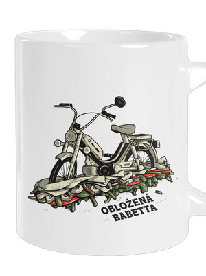 Obložená Babetta velký hrnek White