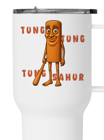Tung Tung Tung Sahur – Italian Brainrot termohrnek White