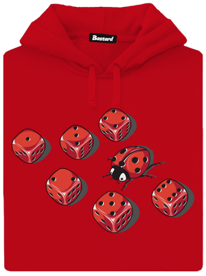 Mimikry pánská mikina klokanka Red