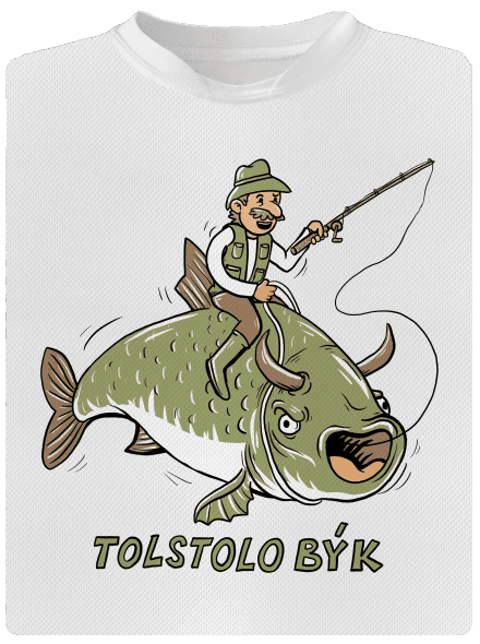 Tolstolobýk dětské sportovní tričko White